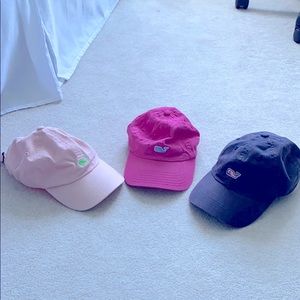 Three vineyard vines hats for one price!